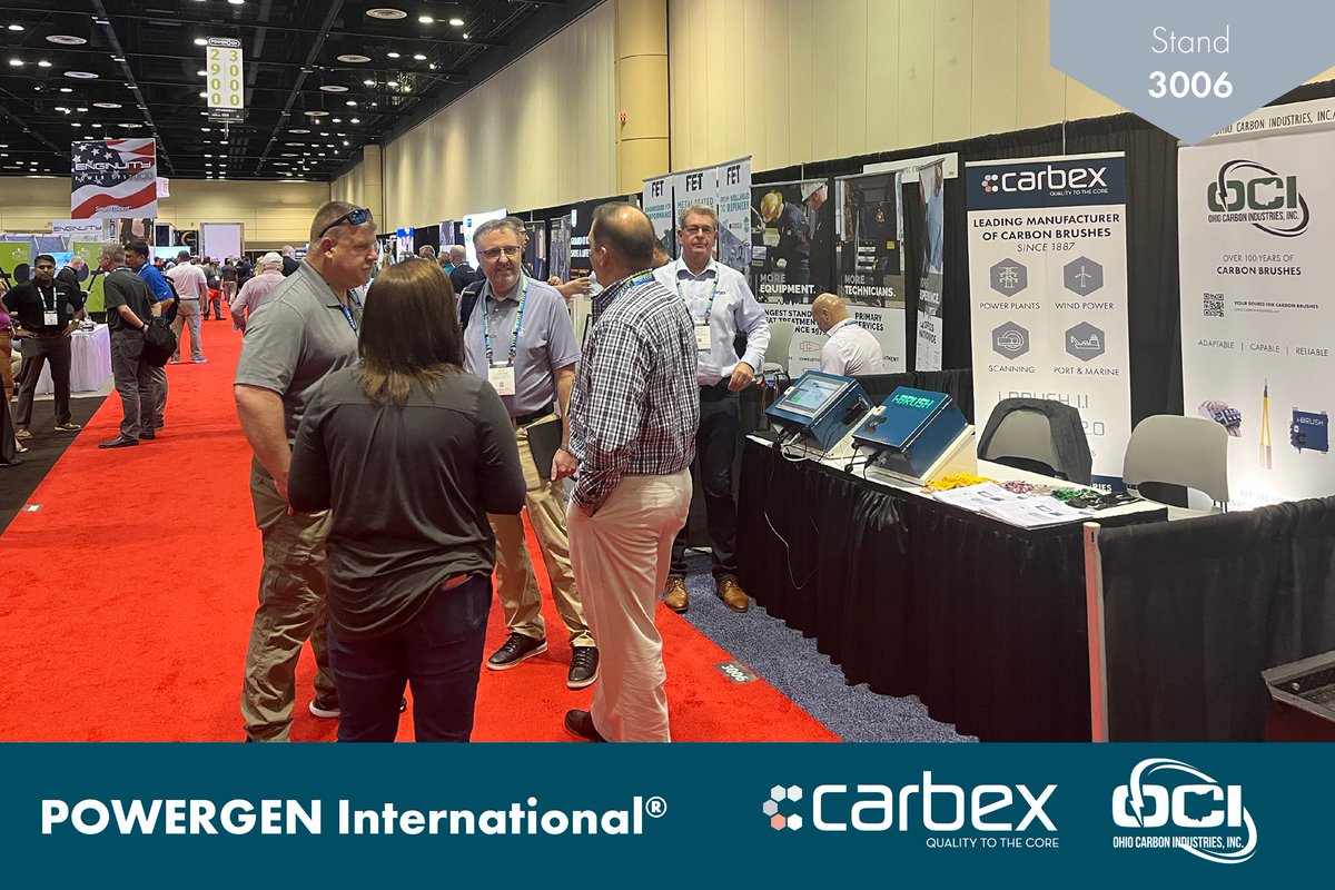 Day 2 at POWERGEN International! Our team is excited to be a part of this industry-leading event and showcase i-BRUSH 2.0. If you're here, stop by stand 3006 and say hello!