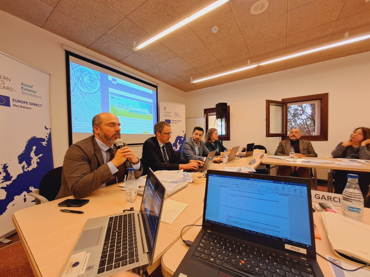 IMC_CPMR's tweet photo. Working Groups meeting today in Palma
📄#MacroRegionalStrategy
🤝Territorial cooperation
🚢#Transports
 🌊 #Maritime policy 

Focus:
Works for permanent institutional dialogue on Innovative Sustainable Economy 
EU Mission Oceans &amp; Waters
@interregeurope policy learning platform https://t.co/bD1nYYaH8K