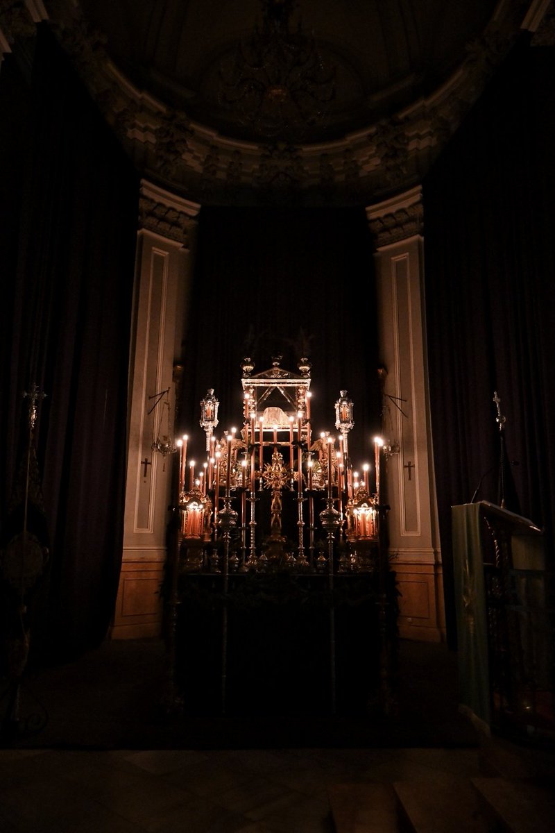 MonteCalvario's tweet photo. 🕯 CULTOS | Altar del Solemne Quinario en honor y gloria de nuestro Amantísimo Titular, el Santísimo Cristo Yacente de la Paz y la Unidad. #CofradíasMLG

📸 @FernandoRUIzNar

"Memento, homo, quia pulvis es, et in pulverem reverteris" https://t.co/rOkEGFYdVN