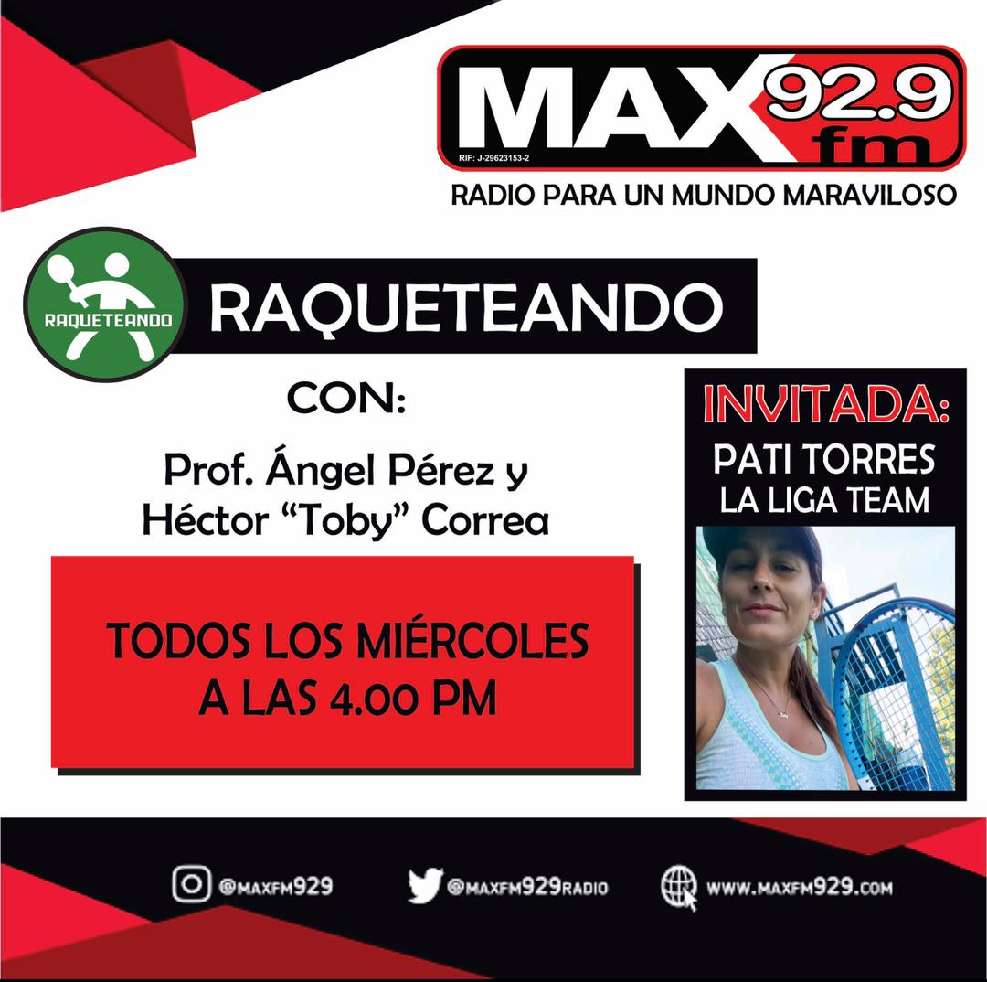 Hoy en @raqueteandoando estaremo conversando con @_Patitorres sobre los 5 años de <a href="/laligateam_/">La Liga Team</a> y el inicio de la nueva edición por <a href="/maxfm929radio/">maxfm929</a> a las #4:00pm