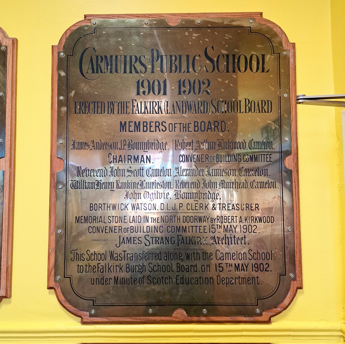Wonderful visit to the historic @carmuirsprimary today arranging workshops for our community memorial to Covid - looking forward to it @greenspacescot #rememberingtogether
