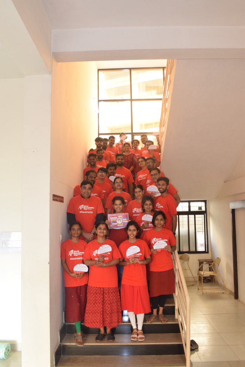 MIVMAHE's tweet photo. World Encephalitis Day! To commemorate this day, MIV participated in #BrainWalk. Let's work together to spread awareness of this devastating disease.
@MAHE_Manipal @encephalitis
#WorldEncephalitisDay #MIV #MAHE #Red4Wed #encephalitisawareness https://t.co/tTFSgi2oyQ