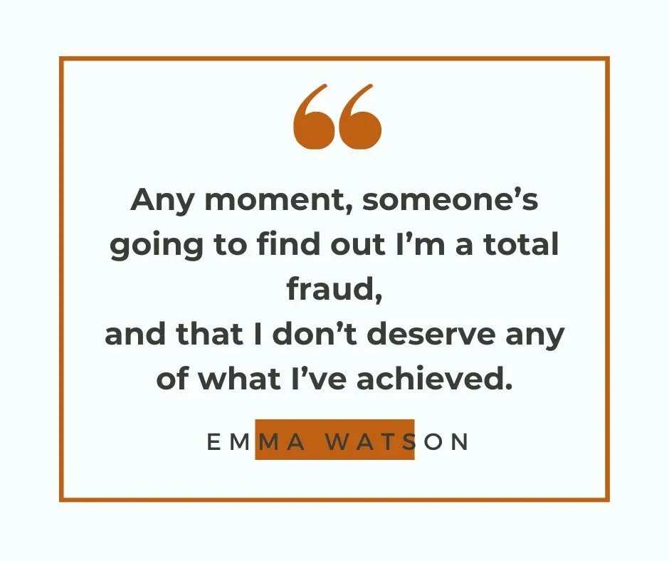 Feeling like a fraud?

You are not alone.

And like Emma it's 100% likely not true. 

#career #careerchange #newjob #careerhappiness #careercoaching #careercoach #careeradvice #careerclarity #lifecoach #careerexpert #personalcoaching #careerdevelopment #careerinspiration