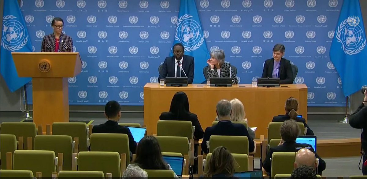 CathChabaud's tweet photo. "We need to put the ocean at the core of our diplomatic discussions and political priorities. And we need to have ambition, which means a BBNJ treaty that is effective, efficient and universal".

👏 @HerveBerville pour ces mots forts et justes ! https://t.co/ssuP8UdOiB
