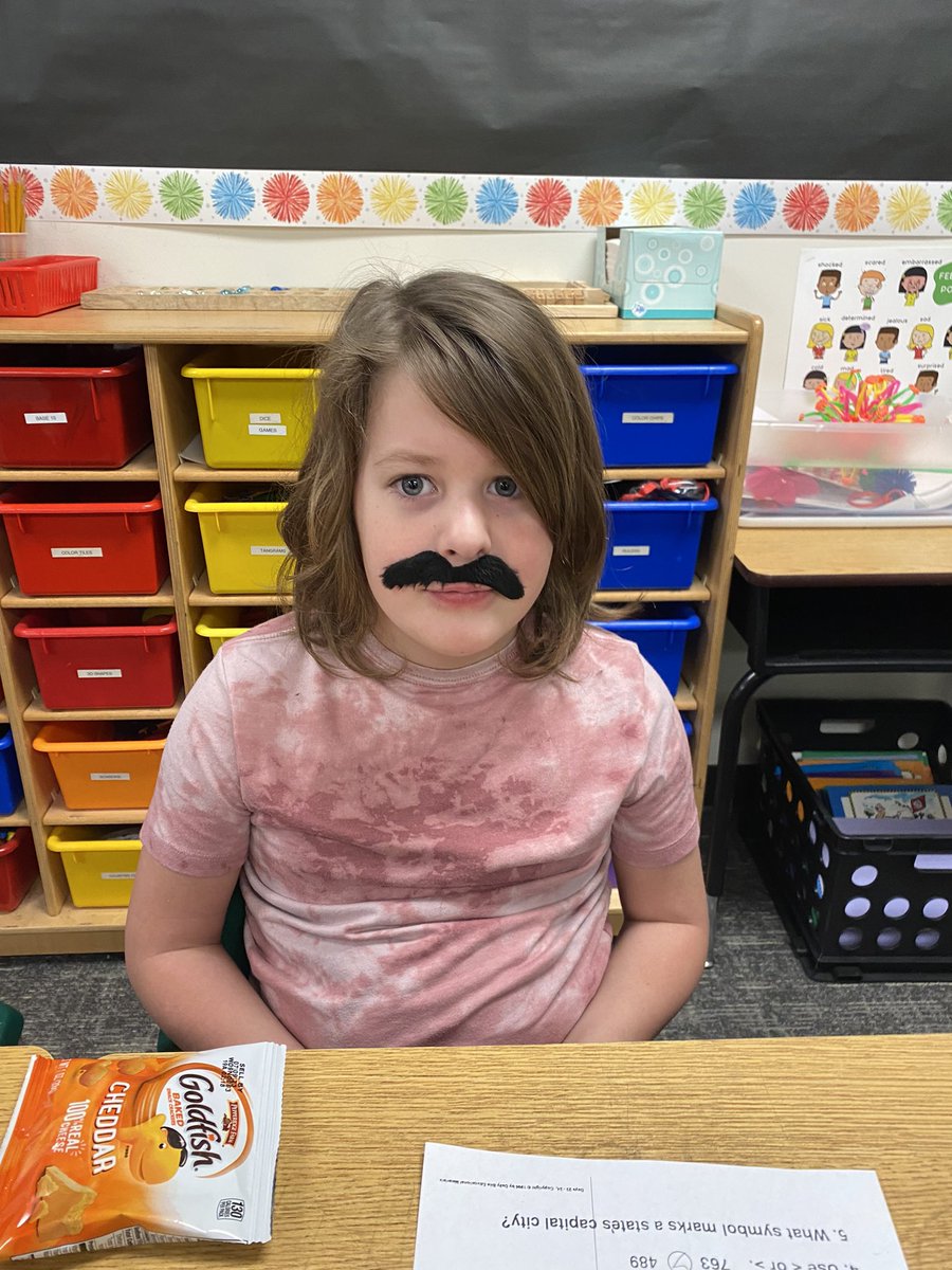 ErinPickens4's tweet photo. I mustache you a question… @CorbellElem #fisdmadetoshine #MoustacheDay https://t.co/eQEmXMP0LP