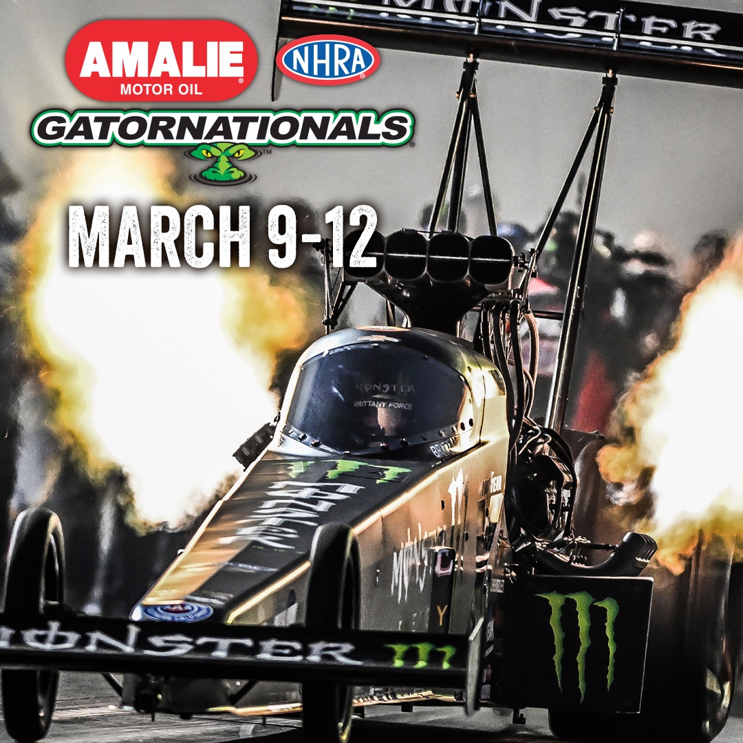 For four drivers, <a href="/NHRA/">NHRA</a> <a href="/CampingWorld/">Camping World</a> Drag Racing Series championship seasons will start right here. 🏆️

The 54th Amalie Motor Oil NHRA Gatornationals fires up March 9-12! Get your tickets today - where every ticket is a pit pass! 🐊

BUY HERE 🎫 bit.ly/Gatornats2023