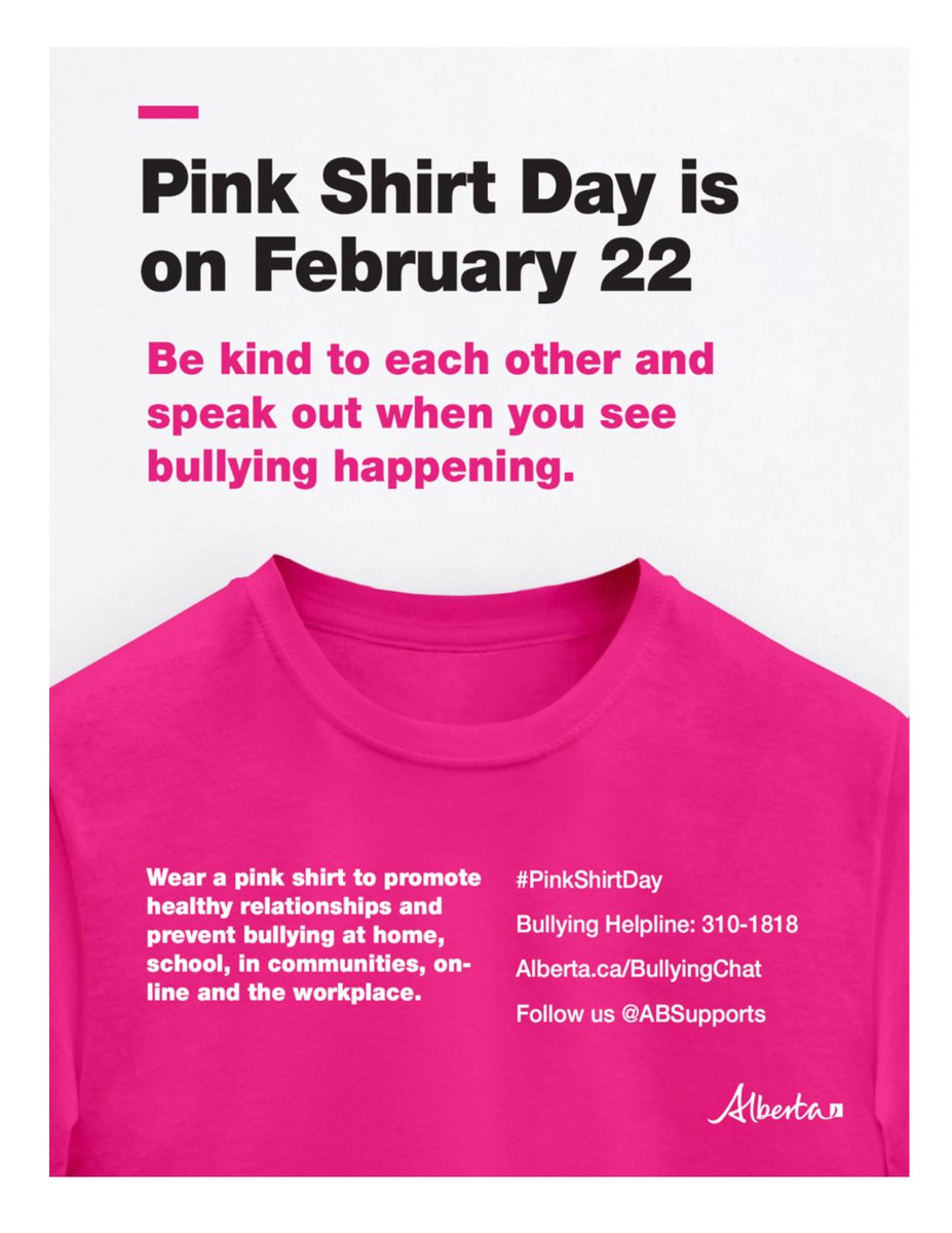 Happy Pink Shirt Day!
