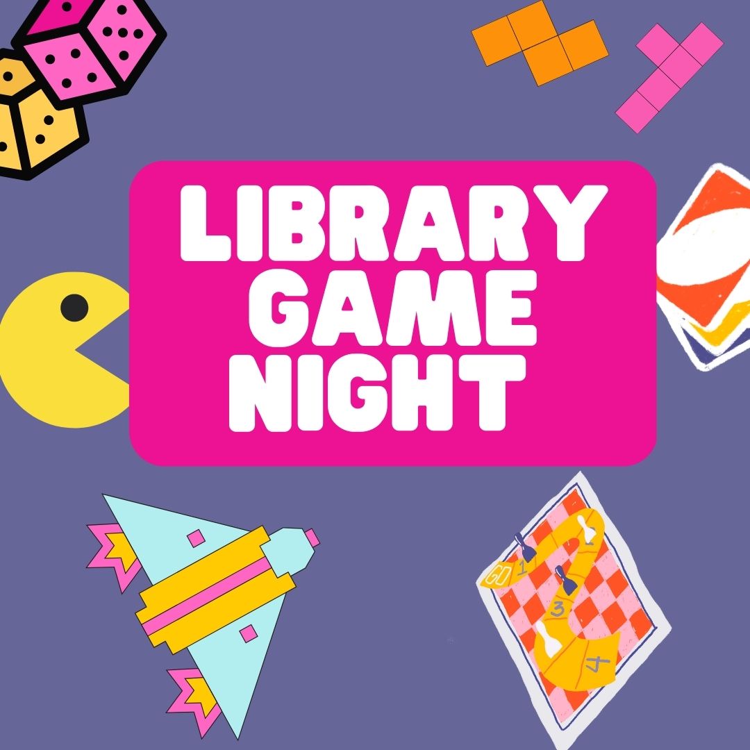 OxLibrary's tweet image. Game night is this Friday, February 24th from 8pm-midnight! Join us for free food and a variety of games.