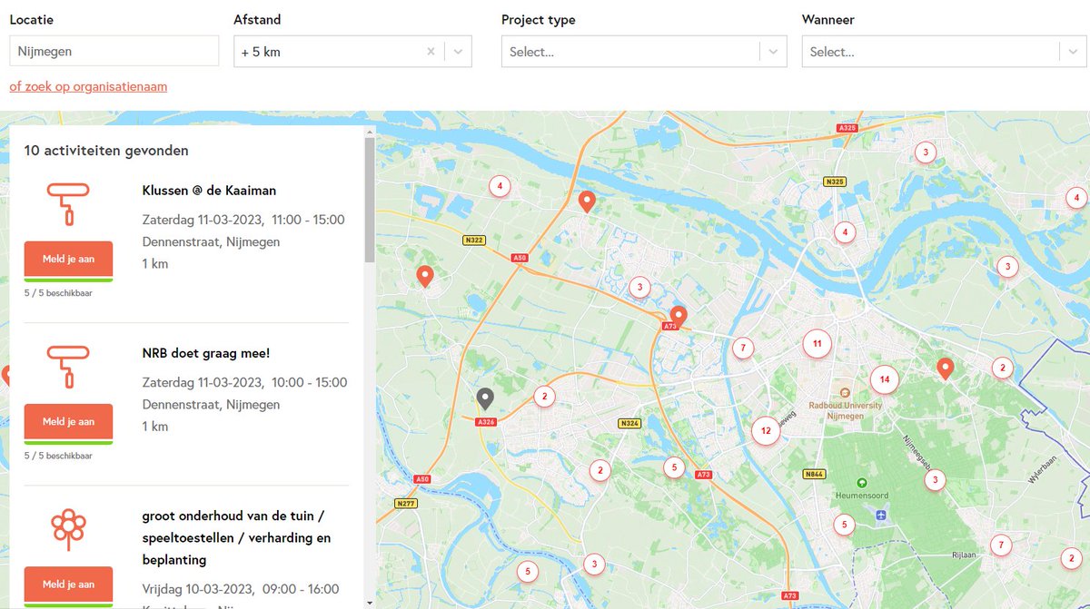 Wil jij een dagje ertoe doen en het verschil maken voor een stichting, vereniging, of zorginstelling? Doe dan op 10 &amp; 11 maart 2023 mee met #NLdoet, de grootste vrijwilligersactie van Nederland. 
bit.ly/3Xh9uHV @OranjeFonds <a href="/gem_Nijmegen/">Gemeente Nijmegen</a>