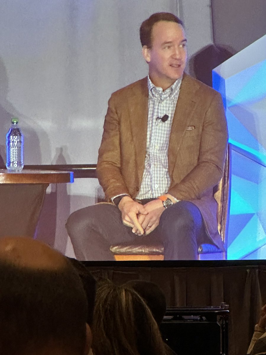 So awesome to hear Peyton Manning speak this morning at the <a href="/CASE_Leaders/">Colorado Association of School Executives</a> Winter Leadership Conference in Loveland, CO.