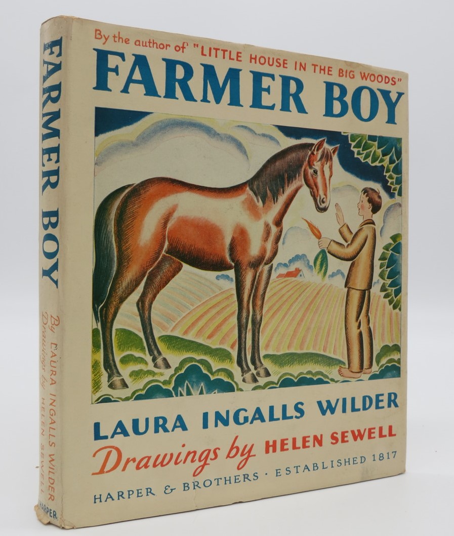 Farmer Boy is the second book in the Little House series. It tells the story of how Laura Ingalls Wilder’s husband, Almanzo, grew up. This Harper edition is just lovely. bddy.me/3SmqQSM