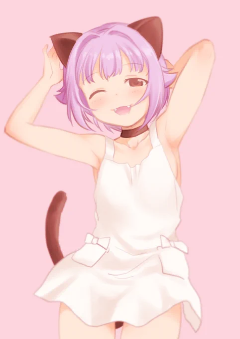 ねこ幸子ぼーっと描いてたら日付が変わってた… 