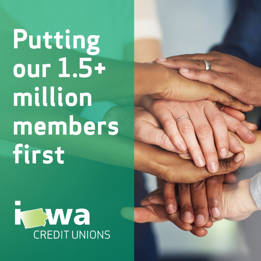 icul's tweet photo. #IowaCreditUnions are not-for-profit financial cooperatives, which means we put our 1.5+ million members first and prioritize people over profits. Learn more at https://t.co/YZt2kFogtj.
#ialegis #GrowingIowa https://t.co/nmqkjQET22