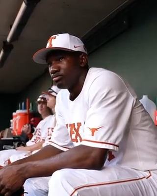 Texas Baseball on X: LBJ and whole lotta Ks. @lebarronjr not so politely  reintroduced himself. #HookEm  / X