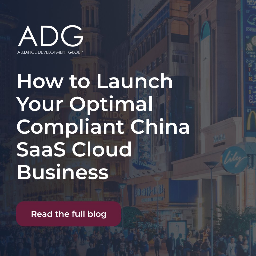 AdgChina's tweet photo. Planning to expand your #SaaS or #Cloud business in China? Ensure you're compliant with all regulations. @AdgChina can simplify your entry strategy and navigate the legal complexities. Learn more: https://t.co/li6JP3FYdn 

#ChinaSaaS #Compliance #ChinaTech #ADG #CloudTech #Global https://t.co/5aOr4MD7xF
