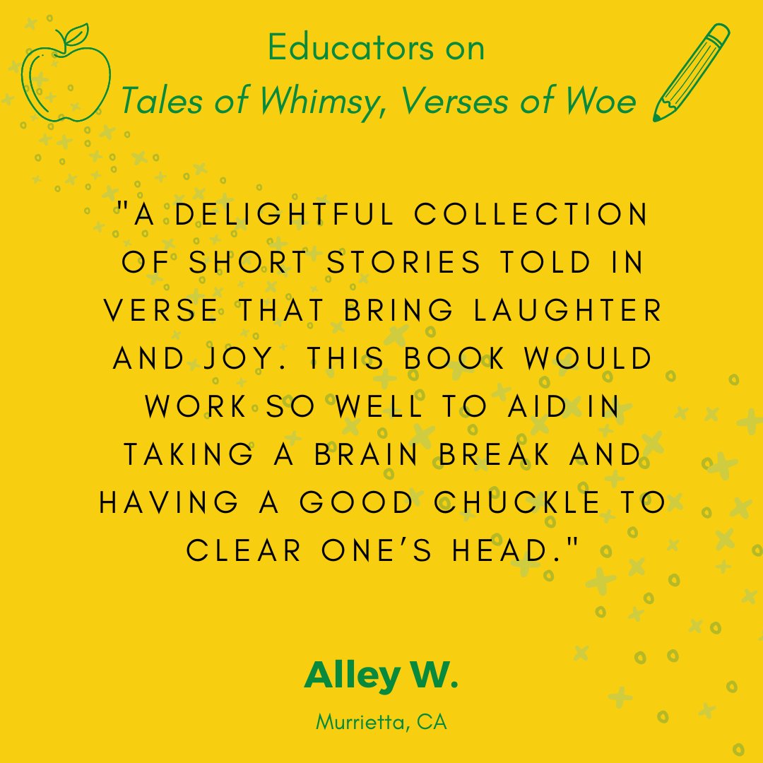 timderoche's tweet photo. Thank you again to all the educators and librarians showing their support for Tales of Whimsy, Verses of Woe on NetGalley. It is a joy to read these!

If you loved #talesofwhimsy, consider adding your review to Goodreads: https://t.co/ct8iZZxVRj

Illustrations by @printgonzalez https://t.co/xcvaz91DMp