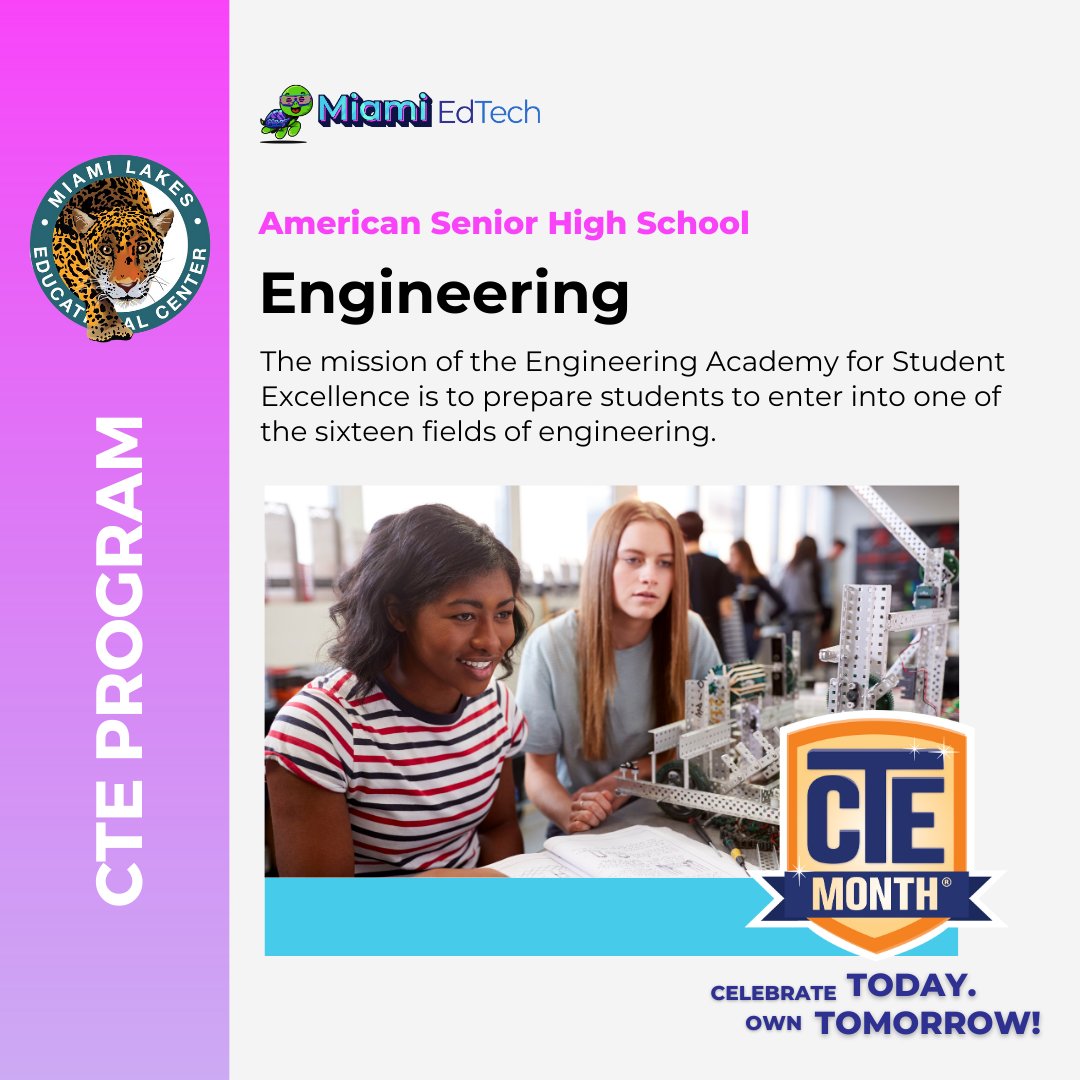 Highlighting American Senior High School – Engineering and Game Simulation 👾 🎮 

#cseducation #computerscienceeducation #cscareers #digitallearning #educators #teachers #edtech #CTE #highschool #ashs #engineering #gamingsimulation