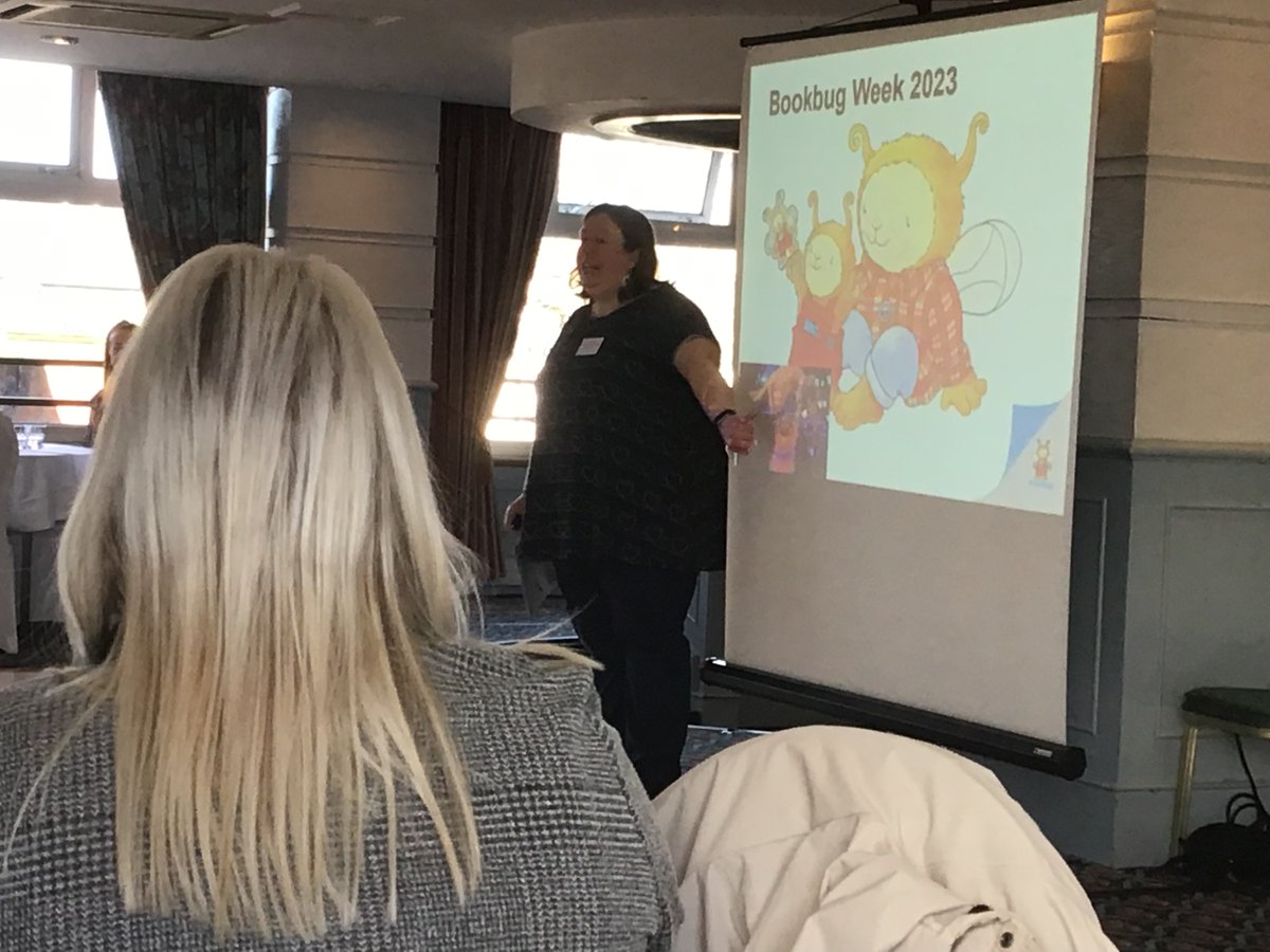 EaLibraries's tweet photo. Inspiring day at @Bookbug_SBT Shared Practice Day.  Great to hear what’s happening across Ayrshire.  Thank you @scottishbktrust for arranging this and helping us to recharge our Bookbug batteries!
#sharingbookbug @EALeisure @salibraries @NACLibraries @dollyslibrary https://t.co/2p1ZeHZGU6