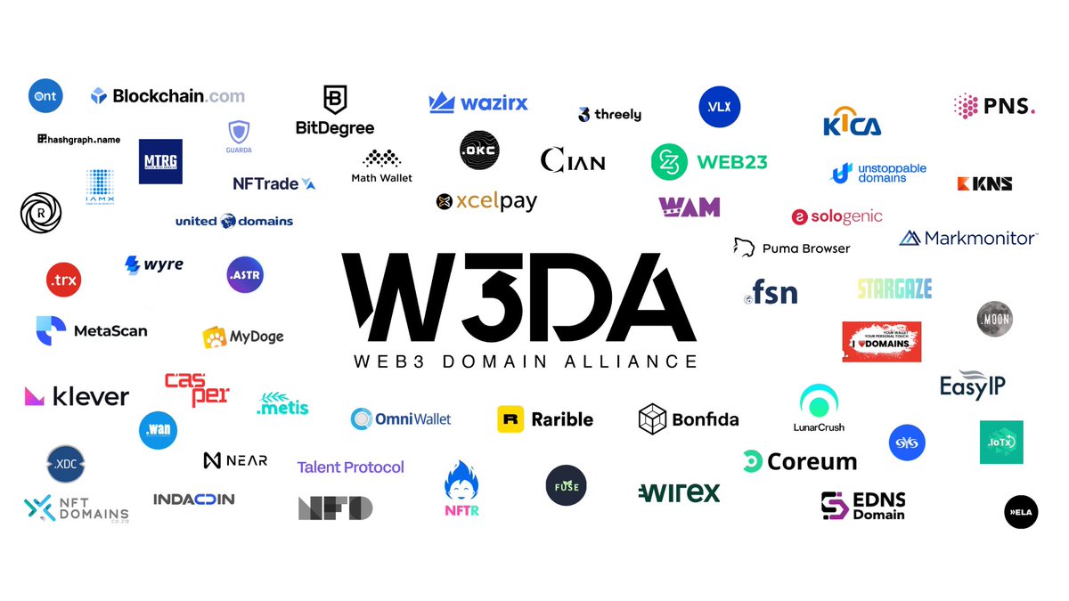 🔥We’re excited to join the #Web3 Domain Alliance to create a safe blockchain domain environment where #Web3 can continue to flourish
🚀🚀🚀.wan

🔥web3domainalliance.com 

#W3DA <a href="/wanchain_org/">Wanchain</a> <a href="/unstoppableweb/">Unstoppable Domains</a> #wandomains #web3domainalliance