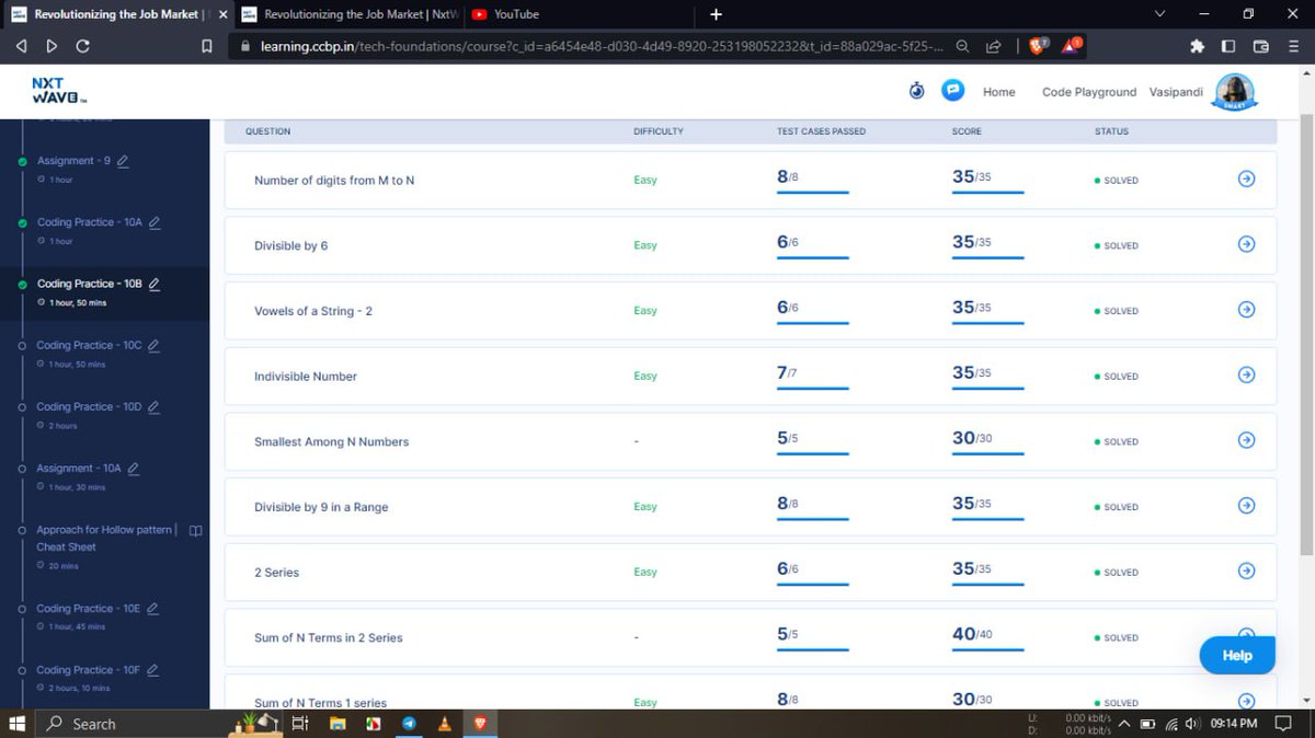 PVasipandi's tweet photo. Day 4 of  #100daysofcodechallenge

Today completed coding practice 10A &amp; 10B

#nxtwave_tech #python #challenge #coding #programming 
@rahulattuluri 
@nxtwave_tech https://t.co/WR4ZOQu682