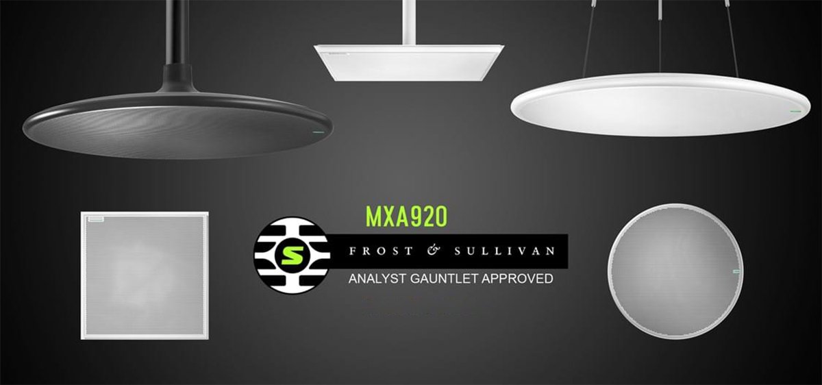richarddeanasc's tweet image. The MXA920 Ceiling Array Microphone has recently passed the Frost &amp;amp; Sullivan Analyst Gauntlet. Read the full evaluation here: bit.ly/3YUTEnK
#Shure #MicroflexEcosystem #MXA920 #frostandsullivan