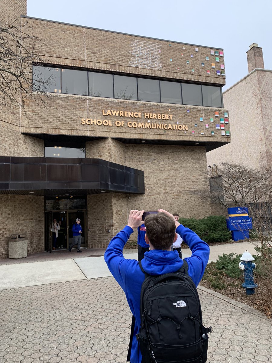 NickCaviasco's tweet photo. Shot some B-Roll for the #VOSOTVO class exercise with @DBrettHofstra and @HalkiasElias ! @BurkeHofstra https://t.co/ApU1QwINfJ