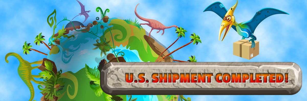DINO DODGE: U.S. SHIPMENT COMPLETED!
We have wonderful news! As of today, all United States backers should have gotten an email with their shipping label created. We really appreciate your patience as we get the games to each and one of you!