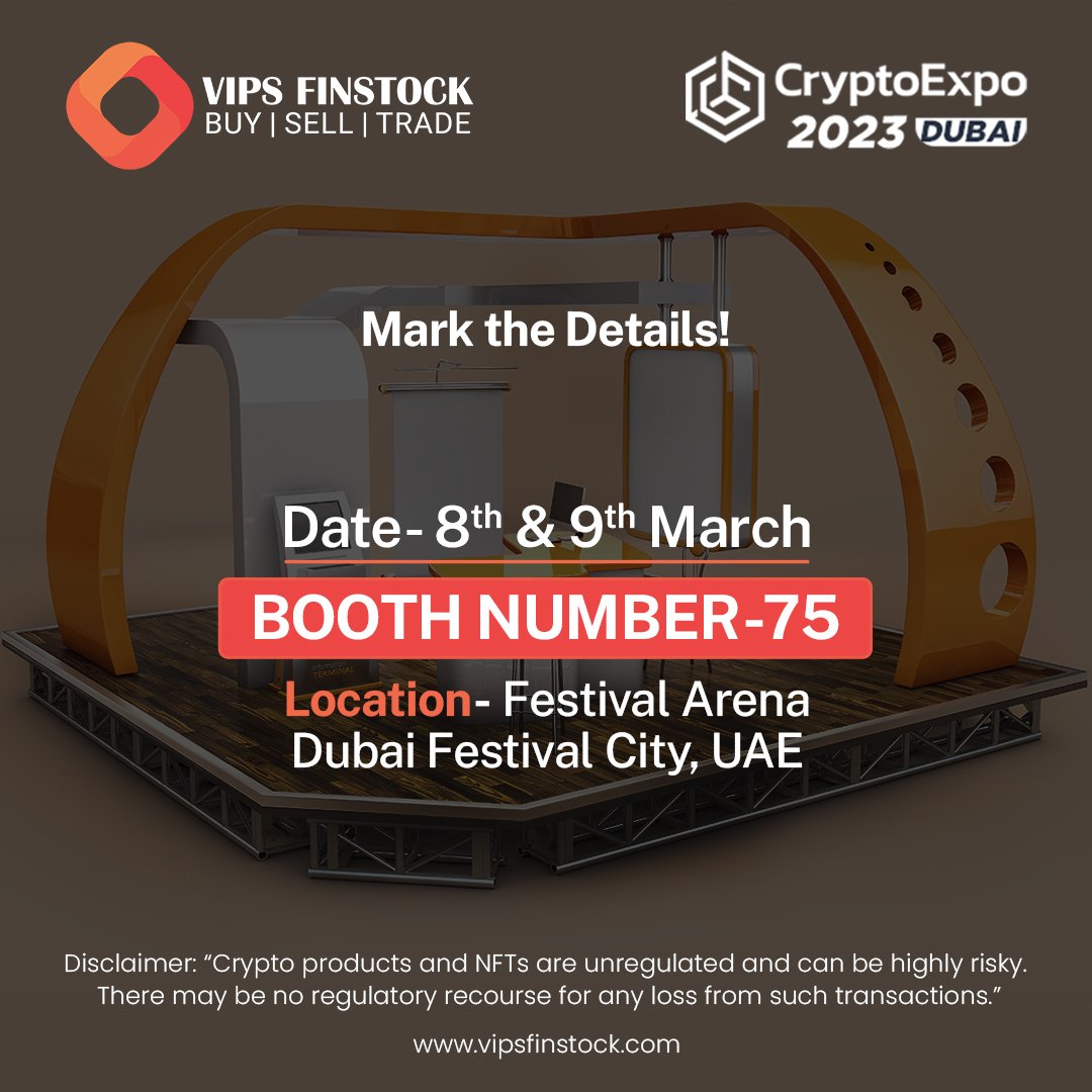 VIPS_Finstock's tweet photo. VIPS Finstock and its team will see you there!✌️
@cryptoexpodubai
#finstockexchange
#cryptoexpodubai
#cryptoexpodubai2023 #crypto #blockchain #cryptocurrency #learn #cryptonews https://t.co/h08lX3uCAl