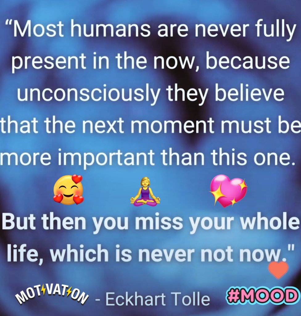 Be Present 💫 It really is that simple ✨ Be Present with People 🥰 Be Present with Yourself 😌 Be Present with Your Work ☺️ Enjoy The Flow, Enjoy The Moment, Enjoy THIS Moment!❣️#Leadership #PDSL