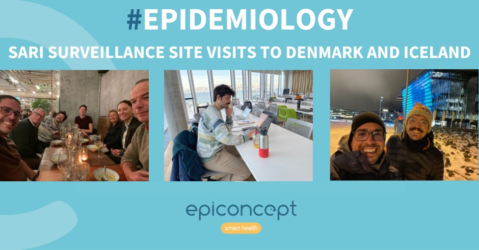 Epiconcept's tweet photo. Our epidemiologists made recently 2 site visits in the framework of the @ECDC_EU  SARI surveillance project: Danish Statens Serum Institut (Copenhagen) and the Icelandic Directorate of Health (Reykjavik).
Thanks to the Danish/Icelandic colleagues!
#epidemiology https://t.co/n2J93xwCoM