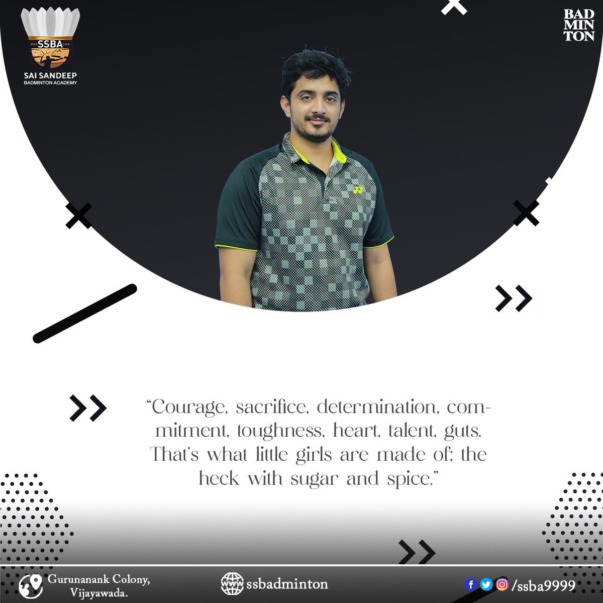 ssba9999's tweet photo. Those who play badminton well take decisions quickly. 

#BWF #sports #sportsacademy #badminton #badmintontime #playo #badmintonacademy #BadmintonCourt  #vijayawadadiaries #SSBA #Vijayawada https://t.co/usHvPlwS0z