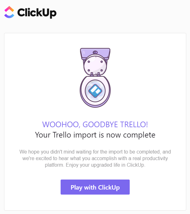 natmiletic's tweet photo. Oh snap, @clickup is straight savage https://t.co/lWB5vffgVM
