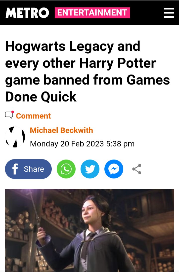 HORSHY2077's tweet photo. welcome to the age of freedom!
#HogwartsLegacy #ThatWizardGame #gamesdonequick https://t.co/bNNkbUbh2H