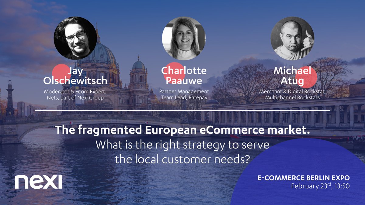 nexigroup's tweet photo. What does it take to tackle the complex European eCommerce market? 
Find out at E-commerce Berlin Expo with our experts.
More info at https://t.co/UIGu3iohcB

#ecommerce #innovation #digitalisation https://t.co/ILoxSu6rE5
