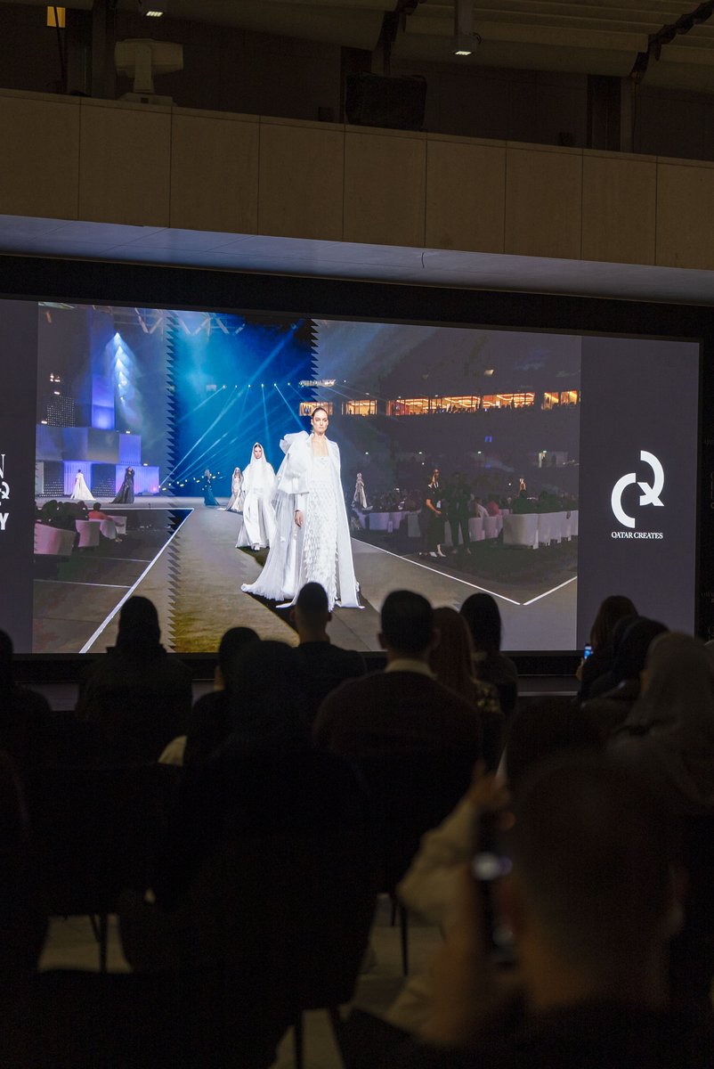 QatarCreates's tweet photo. Yesterday, film and fashion enthusiasts in Qatar came together for a special screening of Qatar Fashion United - the film at M7 Qatar! The film offers exclusive behind-the-scenes footage of the biggest runway show in history. #QatarCreates #QFU #FIlmmaking #Fashion #Art https://t.co/t292dAKnSW