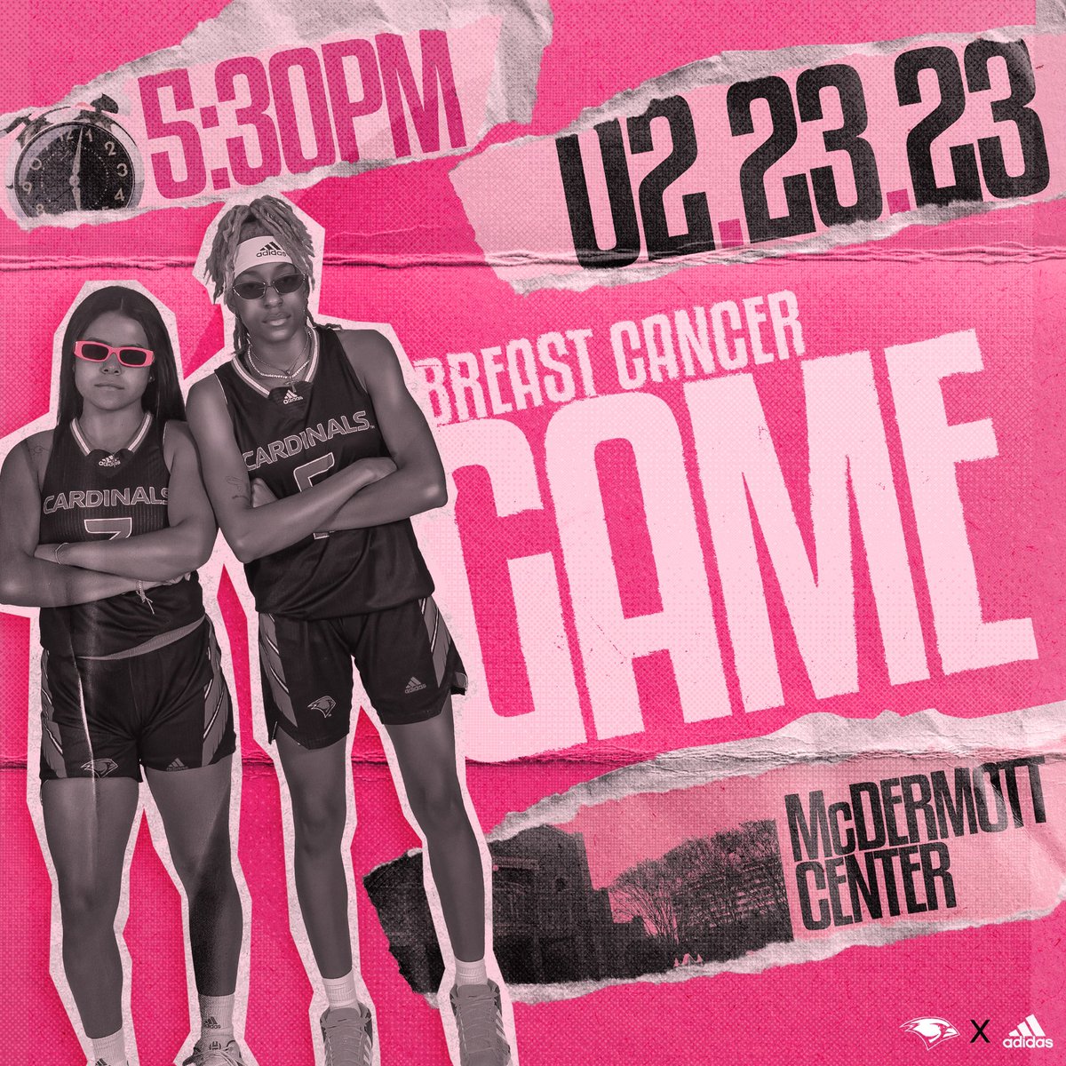 UIWAthletics's tweet photo. Join us tomorrow as we have our Pink out game to acknowledge breast cancer awareness and to honor those who have beaten breast cancer. See you there‼️#TheWord #GoCardnials https://t.co/v0Fe7WWtvq