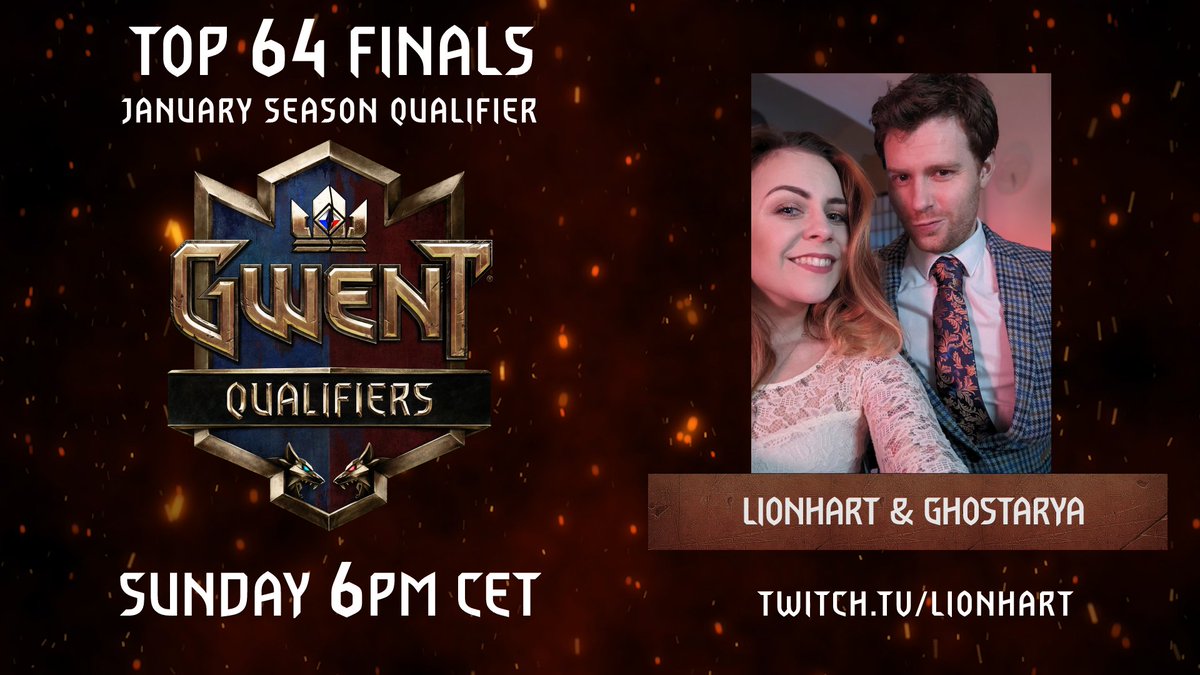 Make sure to catch all the action  of the TOP 64 January Season Qualifiers — this Sunday, 6 PM CET!

📺 <a href="/GhostArya_/">GhostArya 🔜@ghostarya.bsky.social</a> and <a href="/LionHart__/">Lionhart</a> will be casting the games live at twitch.tv/lionhart