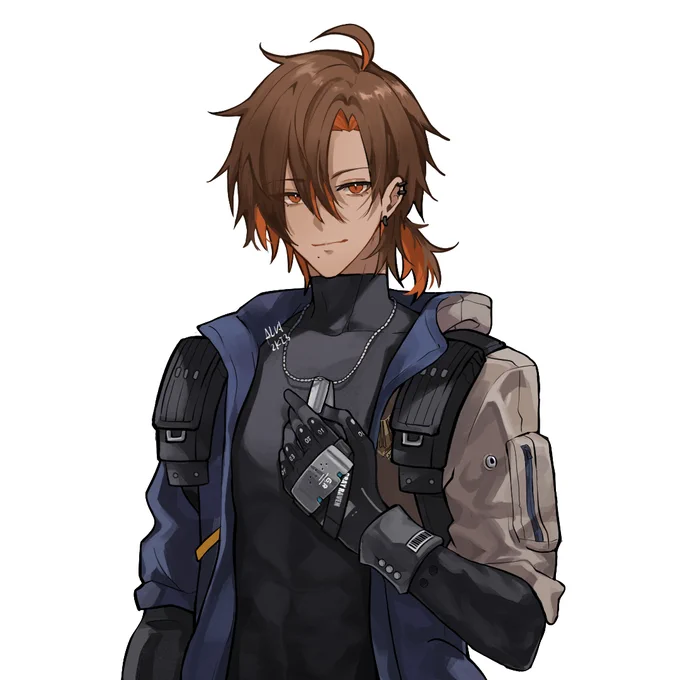 fixed his hand   