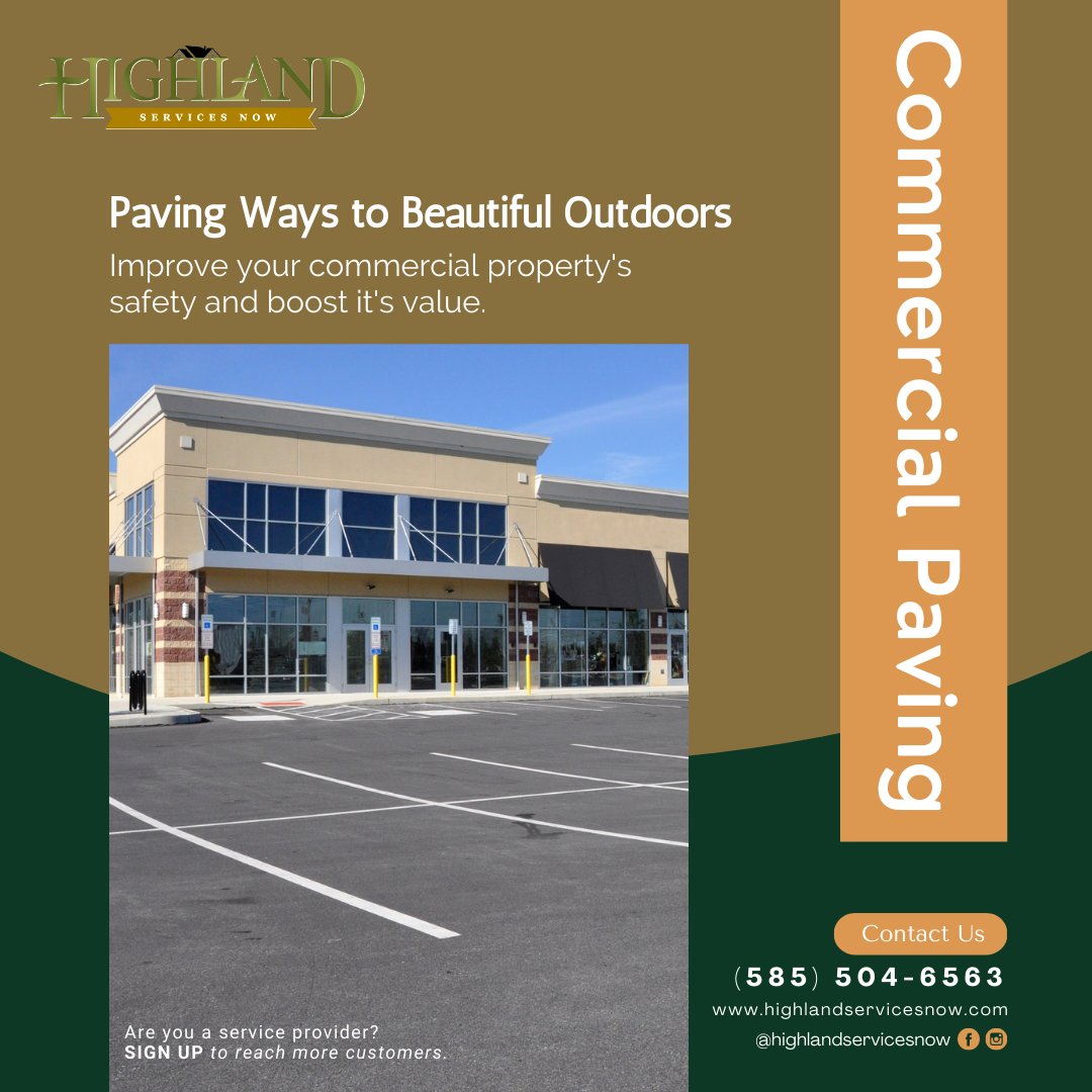 highlandsvcsnow's tweet photo. Improving the ground one square foot at a time. Give your commercial property the care and respect it deserves by working with Highland Services Now. There’s a reason why we’re the unparalleled choice in our industry. Book a service at (585) 504-6563. https://t.co/Lozyezlidg