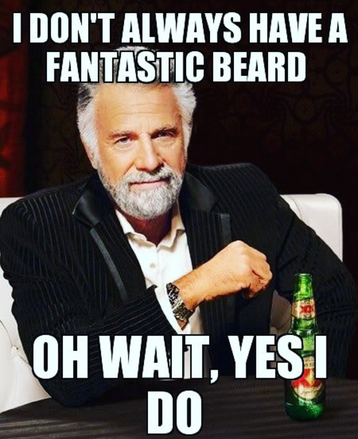 Let's see your fantastic #beard! 🦁