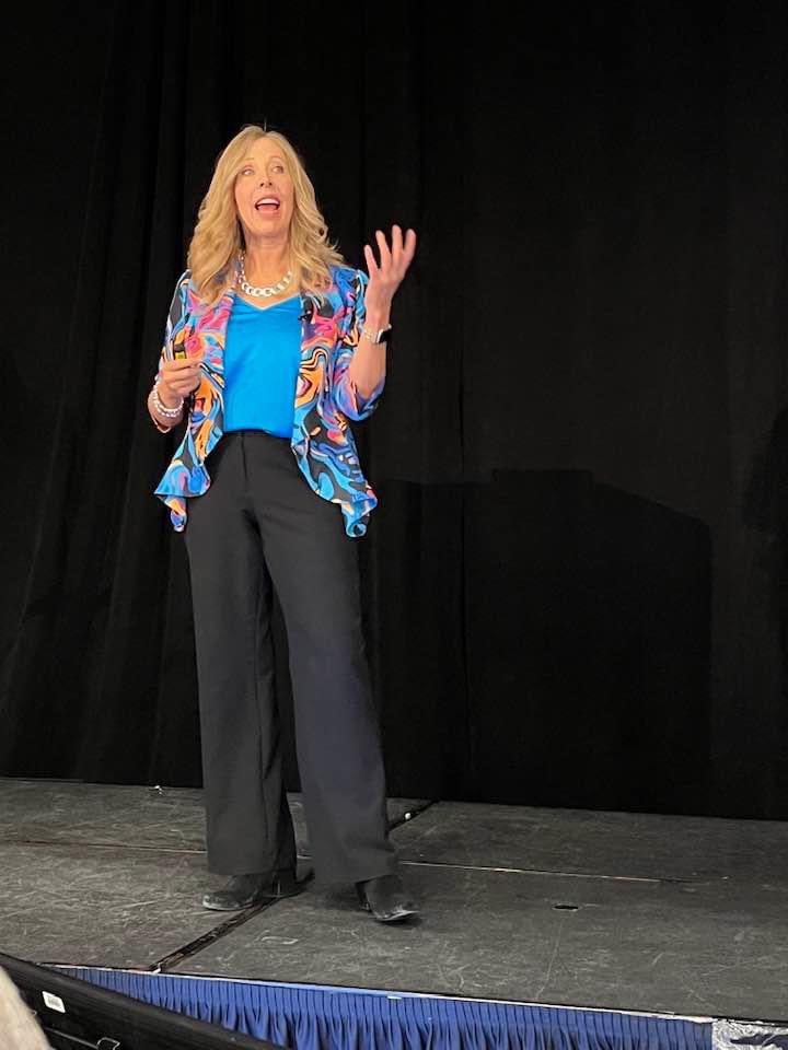 Keynote speaker Heather Forbes, LCSW, presenting on “The Language of Trauma”. #wholechildsummit2023