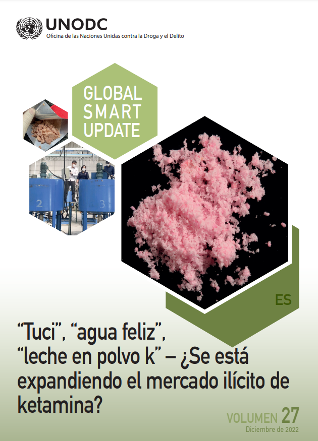 unodc_lab's tweet photo. ¿Se está expandiendo el uso no médico de #ketamina, impulsada por la fabricación ilícita a gran escala y nuevos productos de drogas?
📣Echa un vistazo al nuevo #UNODC #GlobalSMART Update!
🔗 https://t.co/BnwsIFECLH https://t.co/EIDmvwxNL2