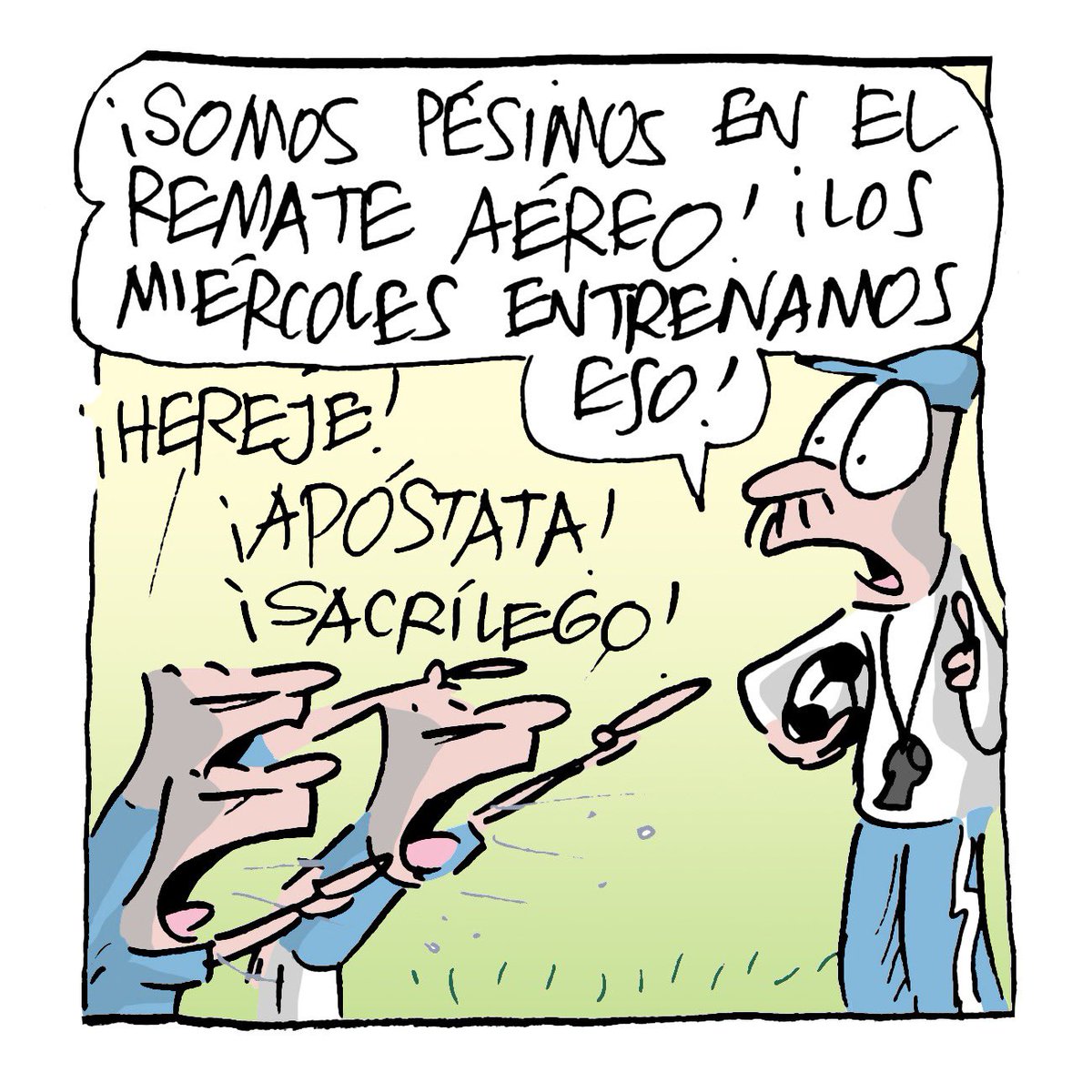 trinomonero's tweet photo. El cartón deportivo publicado en el diario @estoenlinea de hoy miércoles #trinomonero https://t.co/Ii2MWLbLtz