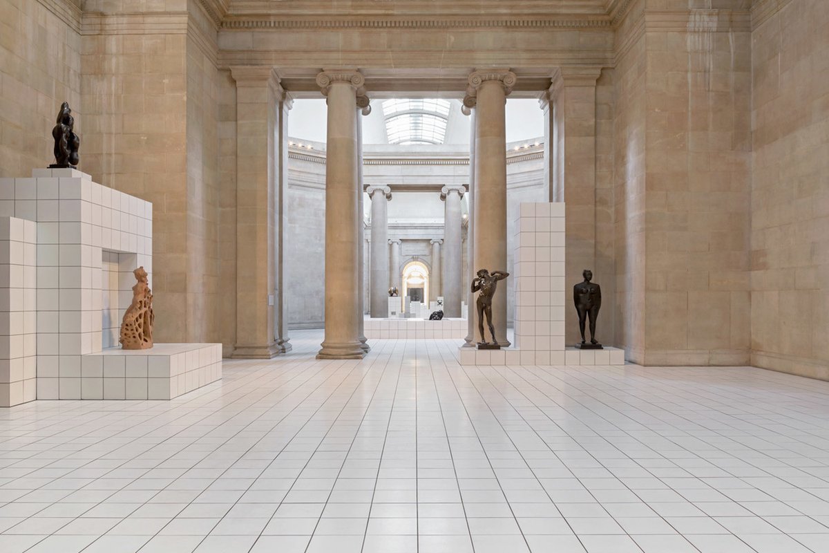 Throwback to October 2018 when we completed the tiling works for Anthrea Hamilton, this involved laying over 7,000 white ceramic tiles from <a href="/JohnsonTiles/">Johnson Tiles</a>  to span the length of the Duveen galleries at Tate Britain. 

Full project details are below:
millenniumldn.co.uk/tate-britain/