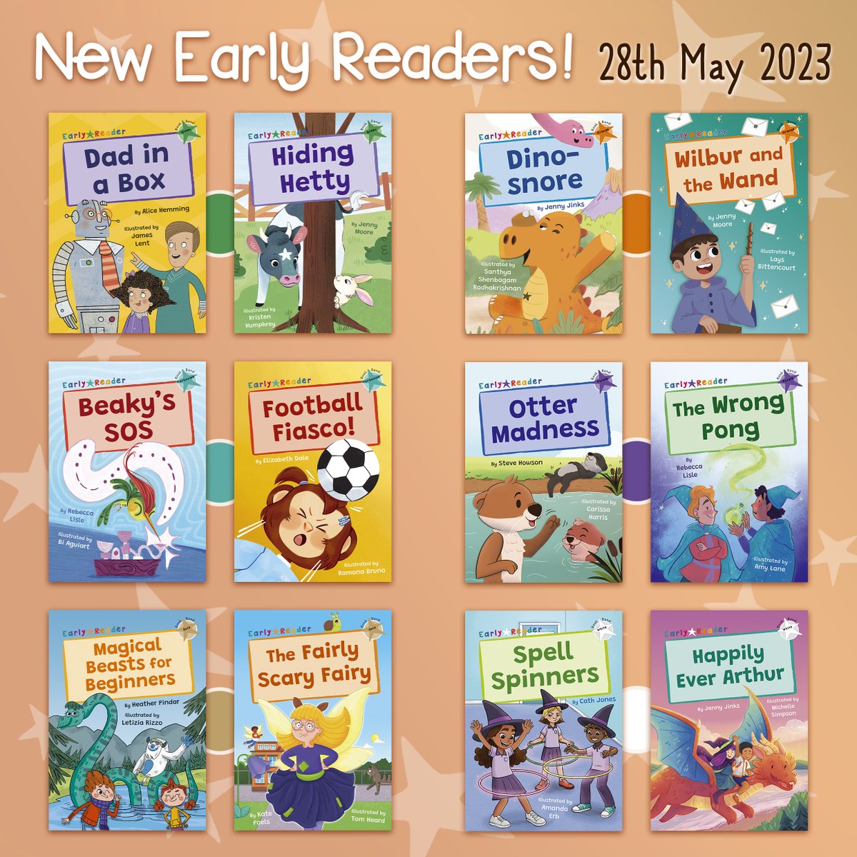 maverickbooks's tweet photo. Introducing our latest batch of Early Readers! 🙌

These brilliant new titles will be published on 28th May 2023, but they are available to pre-order now through Hive!

#maverickearlyreaders #earlyreaders #readingscheme #readingbooks #youngreaders #newbooks #comingsoon https://t.co/peJPlV7hXN