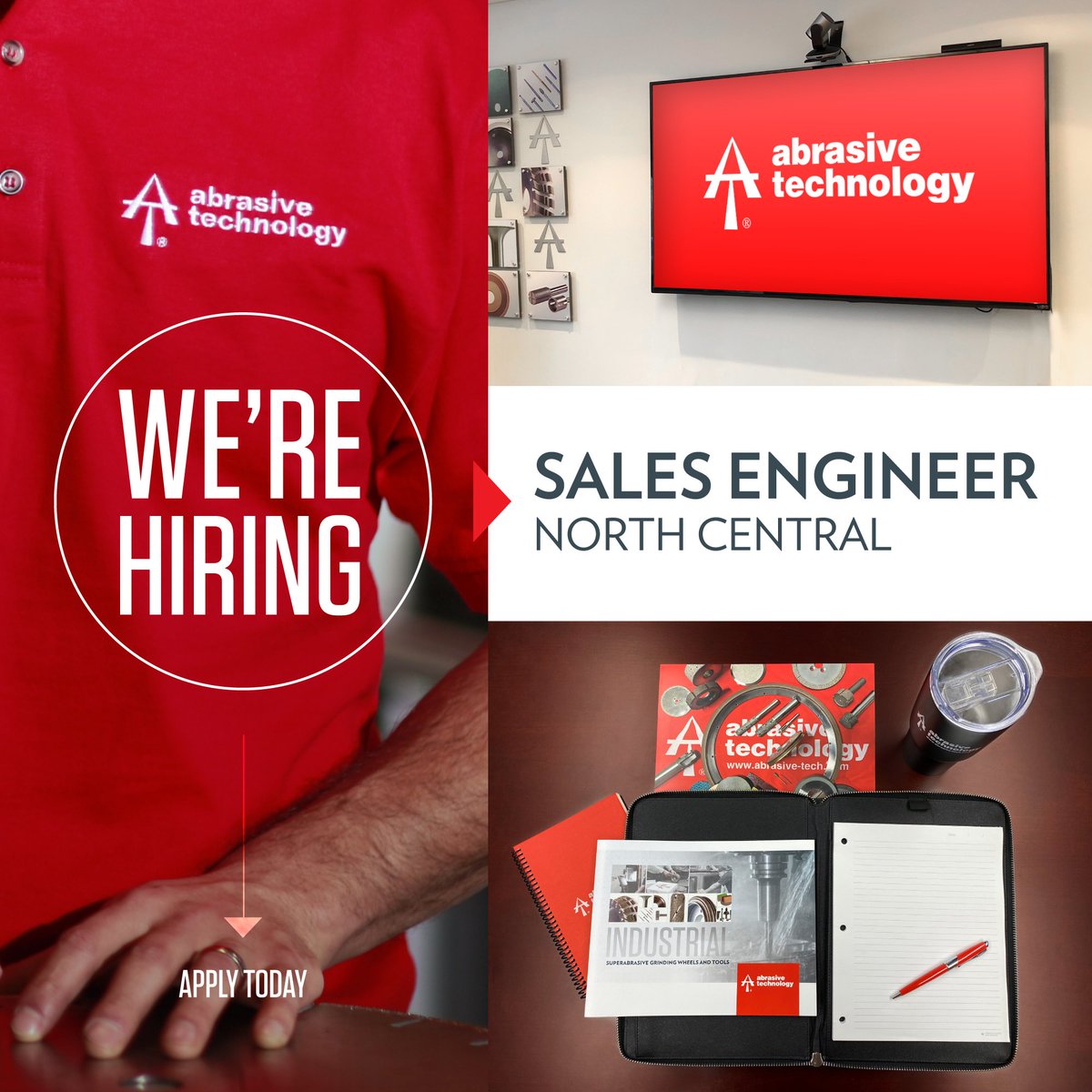 AbrasiveTech's tweet image. We’re currently seeking a #salesengineer for our North Central territory. 
 
Learn more about this position and its exceptional benefits: bit.ly/3xGJLOs
 
#hiring #manufacturingengineering #salescareers 
#manufacturingtechnology #industrialmanufacturing #salesengineer