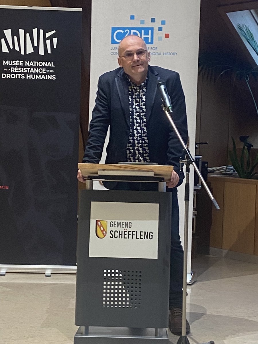 warlux_c2dh's tweet photo. #ForumZLU #warlux opening n #Schifflange with Prof Denis Scuto https://t.co/8OEI0YyQu4