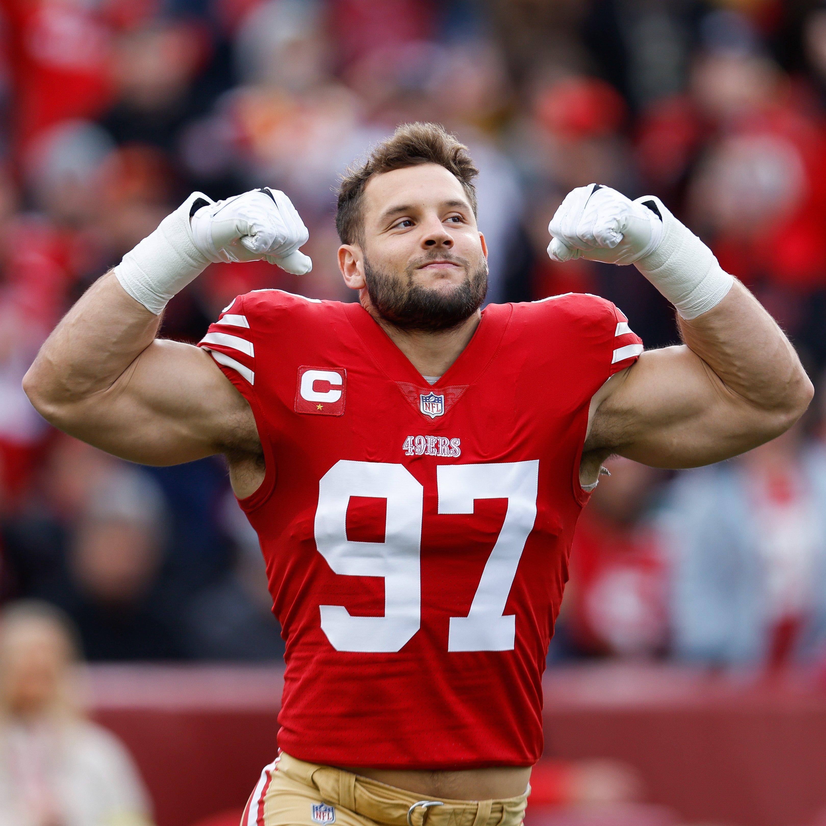 afhængige absolutte tildeling NFL UK on Twitter: "Nick Bosa in 2022: ▪️ 18.5 sacks (most in NFL) ▪️ 19  tackles for loss ▪️ 51 total tackles ▪️ 2 forced fumbles ▪️ Defensive  Player of the