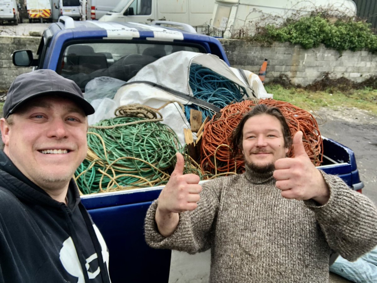 More collaboration! This time working with Shiver Me Timbers to upcycle these old longlines!