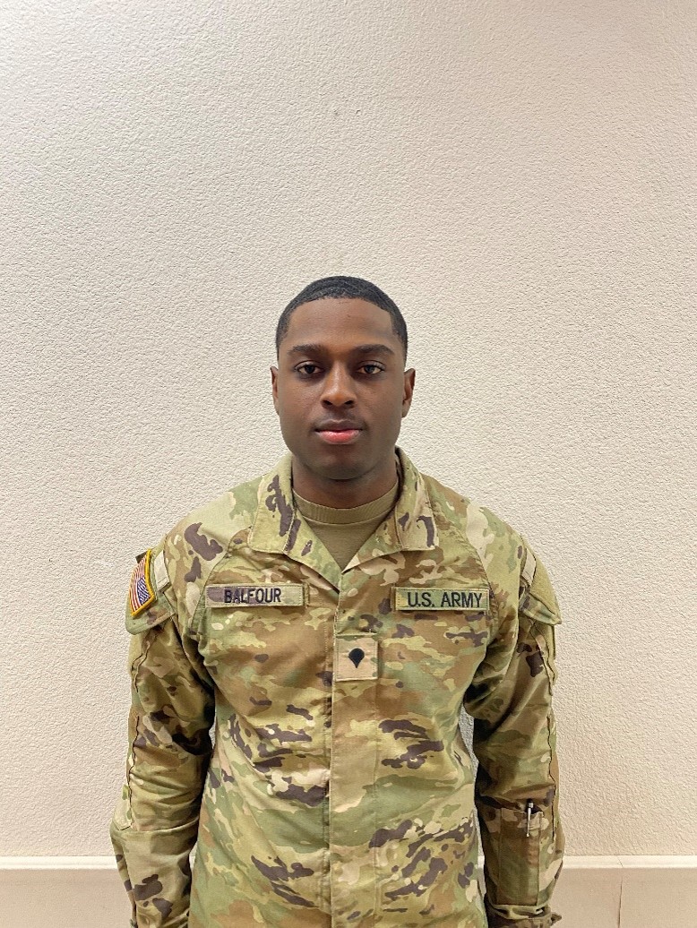 #HamitlonsOwn would like to recognize last weeks Soldier of the week, SPC Renaldo Balfour! SPC Balfour is a Unit Supply Specialist (92Y) and has stepped up to fill the role of Supply NCO for Bonecrusher Battery! We're proud to have him on our team! #BulletsDontFlyWithoutSupply